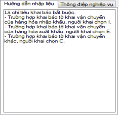 Khai báo tờ khai vận chuyển độc lập - OLA 3 OLA1