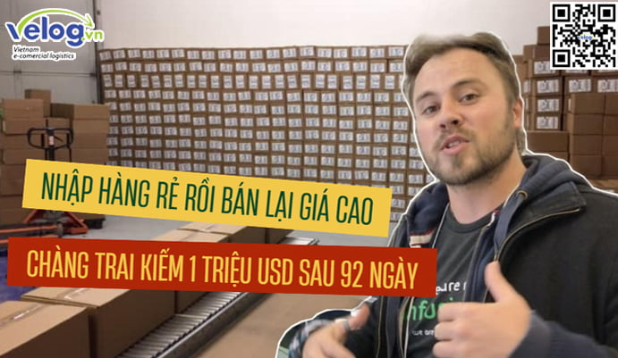 Sau 92 ngày bán hàng online chàng trai kiếm 1 triêu USD với số vốn đầu tư 200 USD và dành 1,5 giờ/tuần để làm việc. 1 bán hàng online